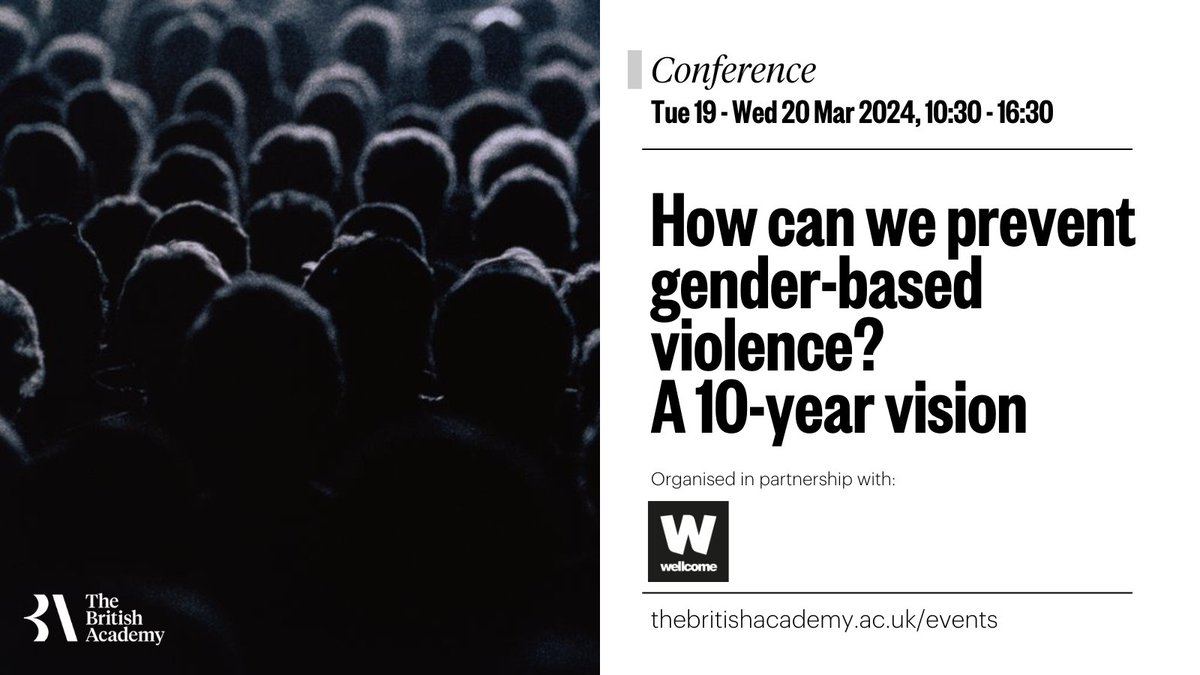 Join us for our 2-day conference ‘How can we prevent gender-based violence? A 10-year vision’ on 19-20 March, which aims to create a manifesto for change and proactive prevention strategies. Book now:pulse.ly/wj7mm9qe4g