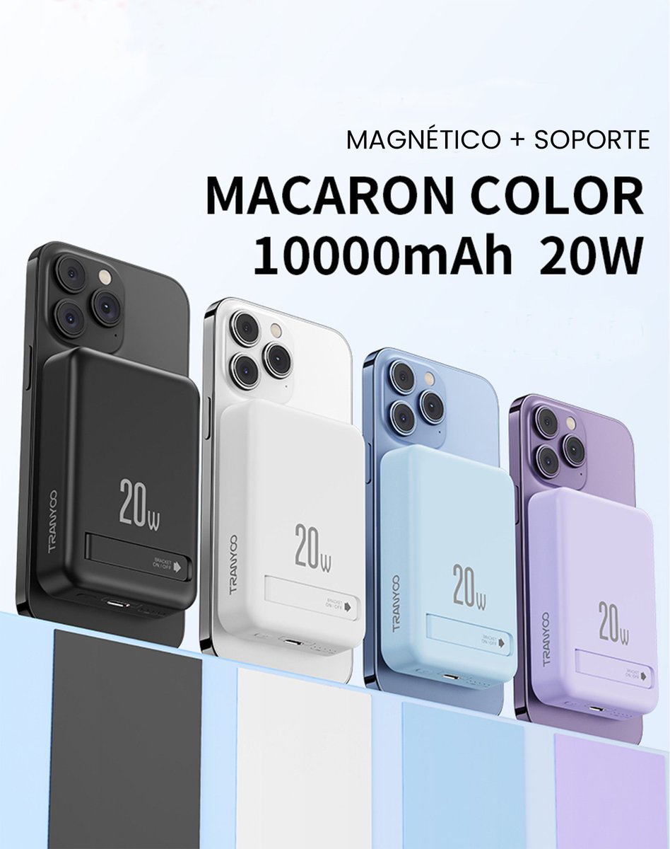 Nuevos powerbanks ya disponibles en 2 colores! Cuentan con magnético MAGSAFE para iPhone y soporte extraíble para colocar el teléfono. No te quedes sin ellos! 👏 

#reparacionelectronica #repuestosiphone #calidad #foxxt #reparacioniphone #tech #technology #smartphone #tecnología