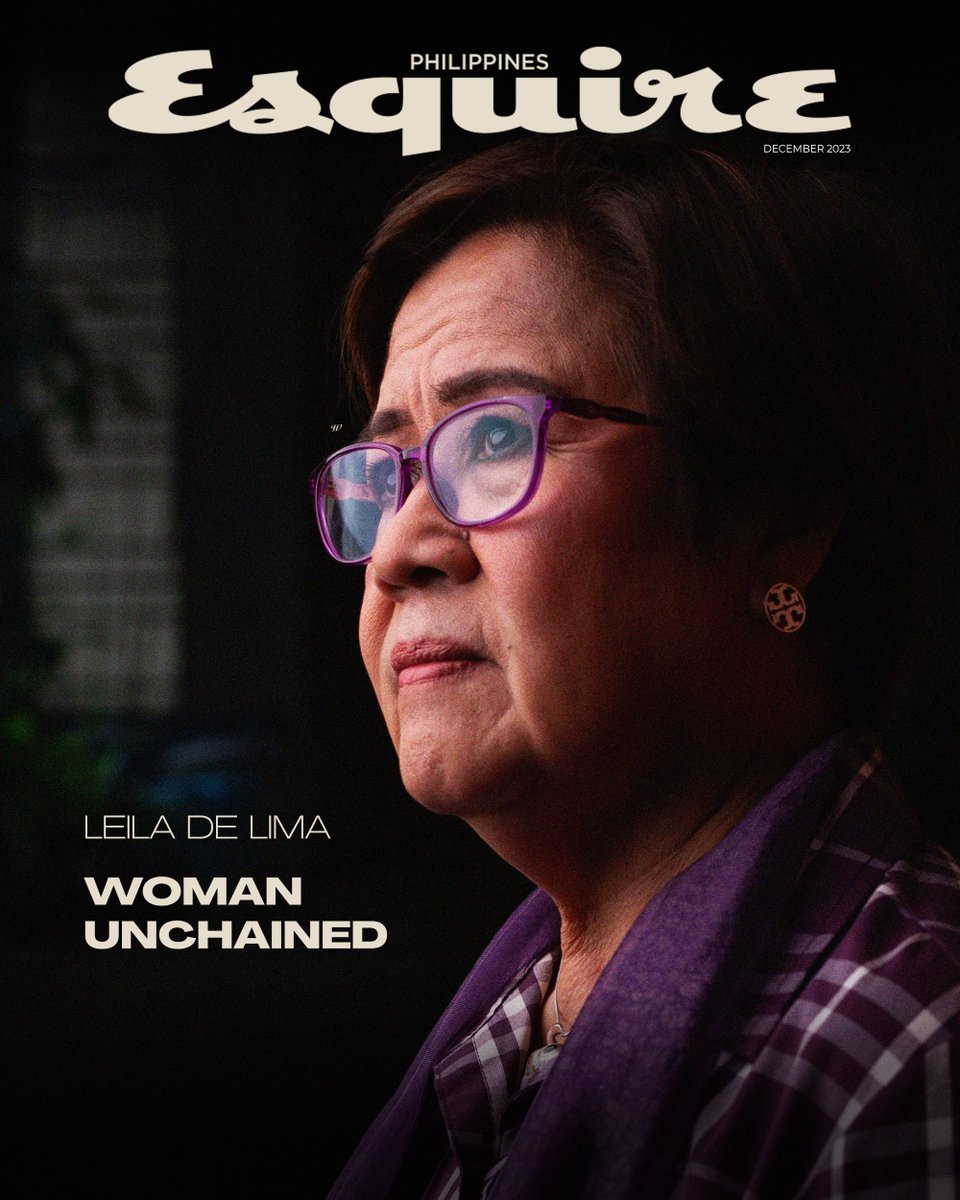 Recently freed from detention, Senator #LeilaDeLima graces our December 2023 cover. 'They wanted me to be silenced, they wanted to break my spirit because I was fighting for the rights of others—but there’s still more of me.” Read the story here: tinyurl.com/34vk97bz