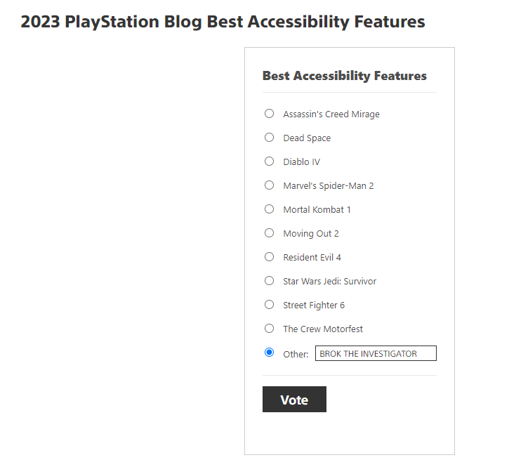 PS Blog Game of the Year Awards 2023: voting is now open – PlayStation.Blog