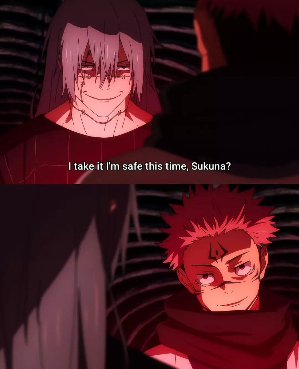 AnimexTwts's tweet photo. SUKUNA DID NOT CARE 😭 https://t.co/PPDVGshXoU