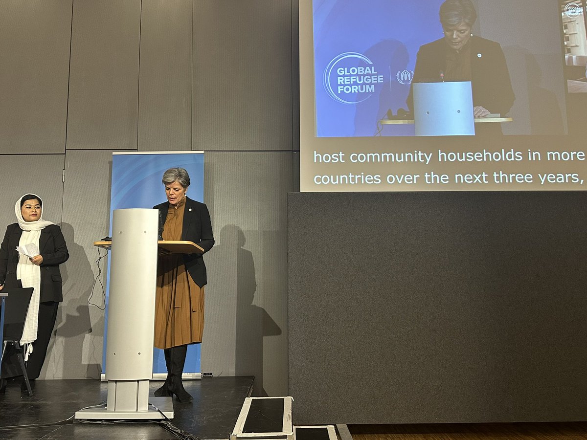 CharlotteSlente's tweet photo. Proud to announce the #PAC pledge at #GRF2023 alongside @BRACworld. We pledge to alleviate poverty among 190,000 households from 2024-2027! 🌏 Impressive work PAC has already achieved using #graduationapproach. Thanks Jerome Oberreit for great discussion and for the gift 📚 https://t.co/DHbuQJVZfo