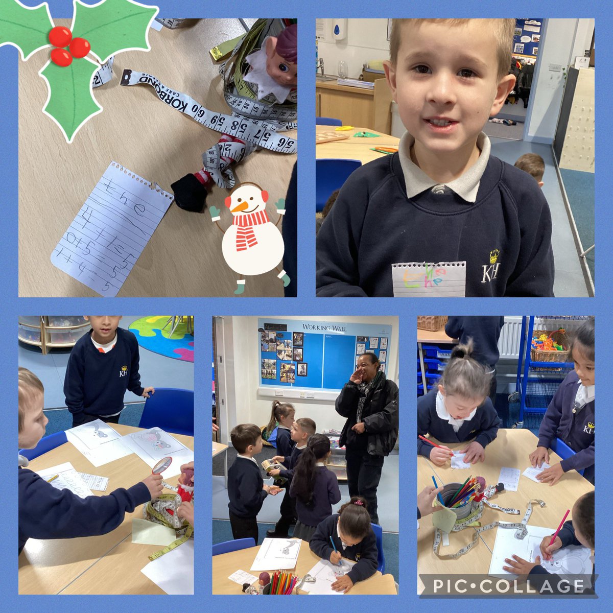 They were buzzing this morning. The Greep has tied up our elf, Tinsel, so the children have been very busy writing red word codes and number bonds to 5 to try and set him free! @KingsHeathPri @khpa_o @GregBottrill @khpa_d @d_khpa