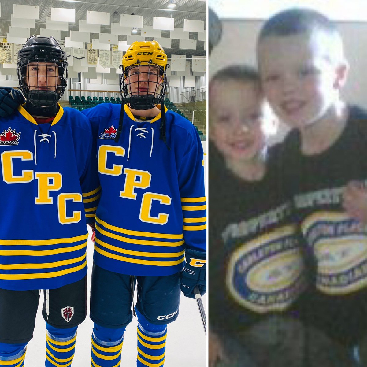 From fans in the stands, to teammates.  Love that our boys got an opportunity to play together 💙💛
#devlinbrothers #hometownproud