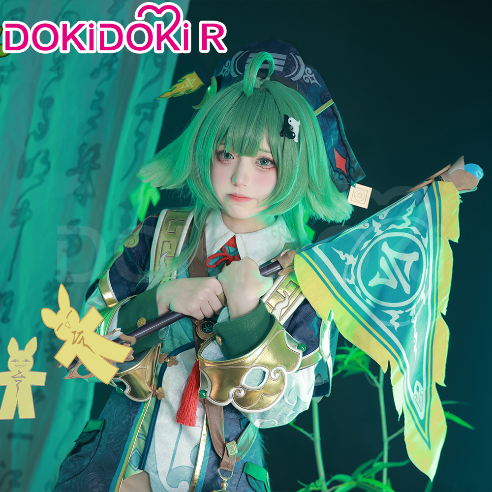 Honkai: Star Rail Huohuo Green Cosplay Wig