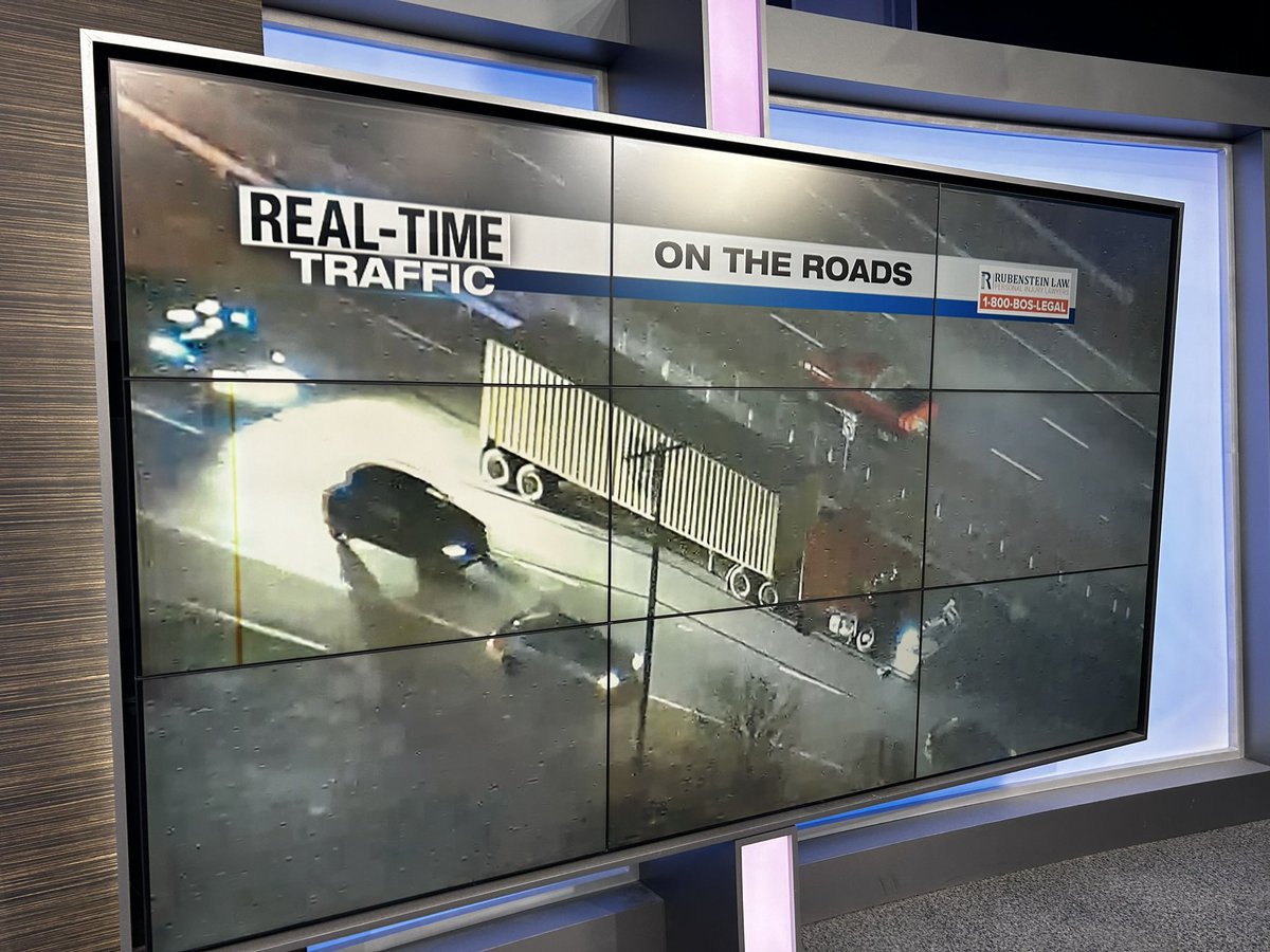 BREAKING: Crash involving two tractor trailers on Rte. 1 in Saugus. Northbound traffic reduced to one lane. I’ve got your live traffic reports every 10 min. on @boston25
