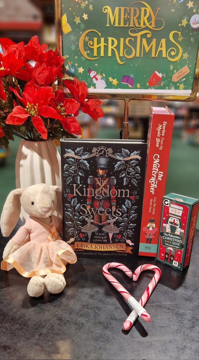 If, like bookseller Kelly, you love The Nutcracker, then The Kingdom of Sweets by Erika Johansen is a must-read! 🎄✨️🍬🍪🍨🍫✨️🎄 'An enjoyable and interesting twist on The Nutcracker tale that is reminiscent of Dickens' A Christmas Carol' - Kelly