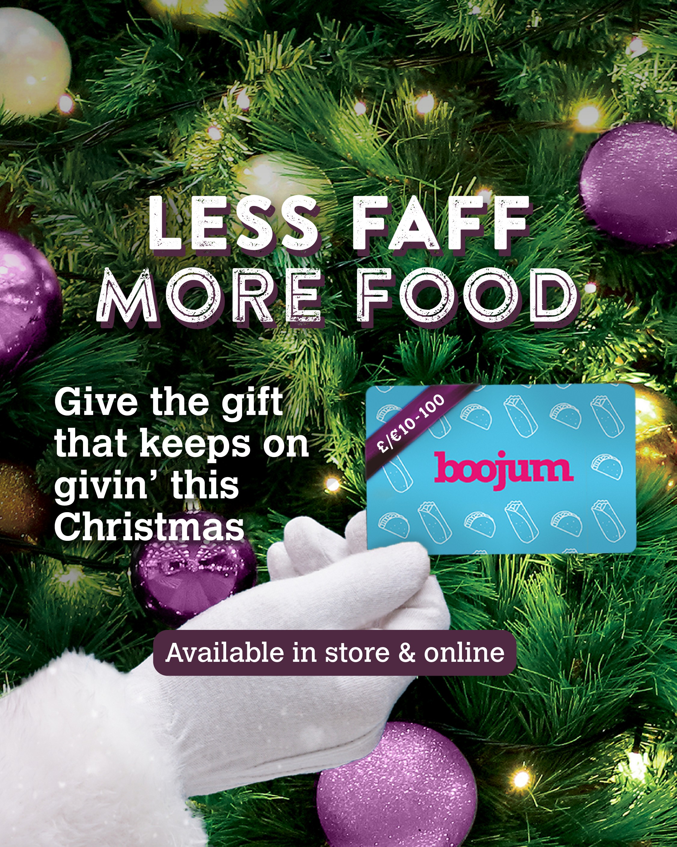 Boojum, Gift Cards