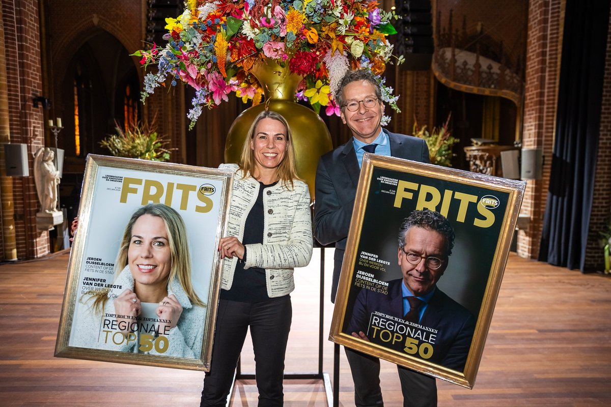 Congratulations to Eindhoven mayor Jeroen Dijsselbloem and Jennifer van der Leegte on your election as Top Man and Top Woman of the year by FRITS Magazine! facebook.com/photo.php?fbid…