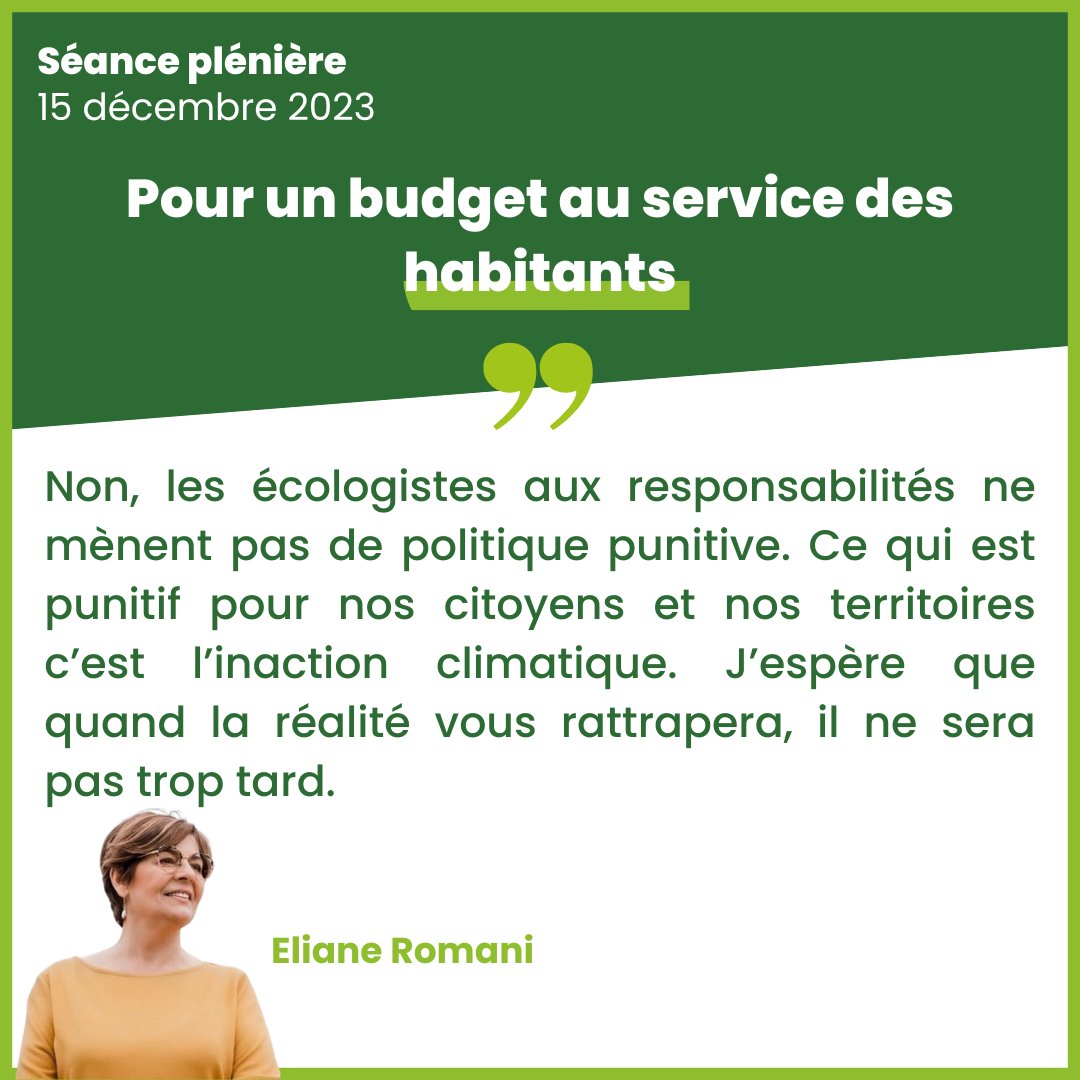 GrandEstEcolo's tweet photo. Conclusion d'@elianeROMANI_ après l'examen du budget primitif

🌱 Sortons du dogme de la croissance pour proposer un véritable changement de paradigme. https://t.co/2nWDgMSZBH