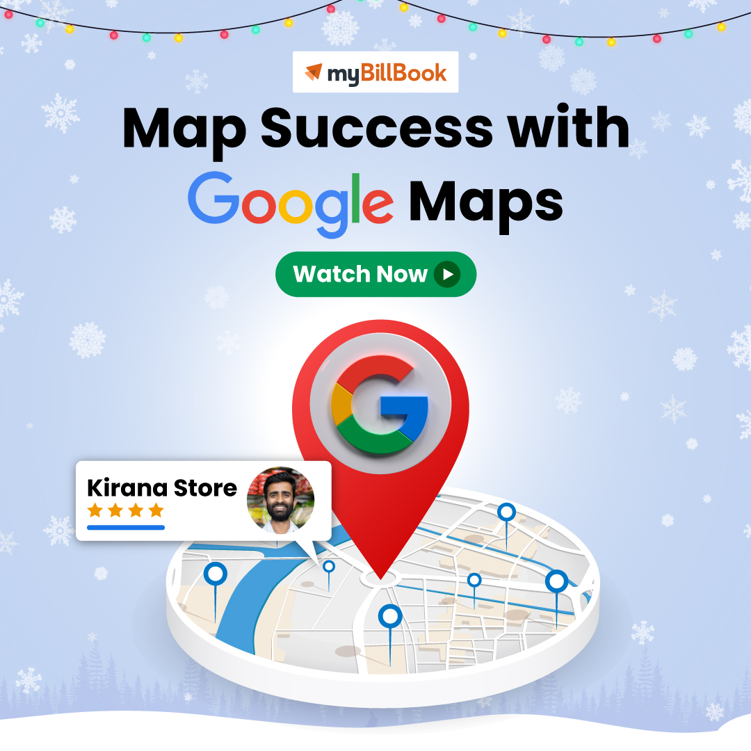 Unlock the power of visibility! Learn how adding your business to Google Maps can make a difference🚀 

Watch now: youtu.be/b4kZP10UXSs?si… 

#GoogleMapsMagic #BusinessGrowth #myBillBook #buildingforbharat #ChristmascheerwithmyBillBook #GrowwithFlo