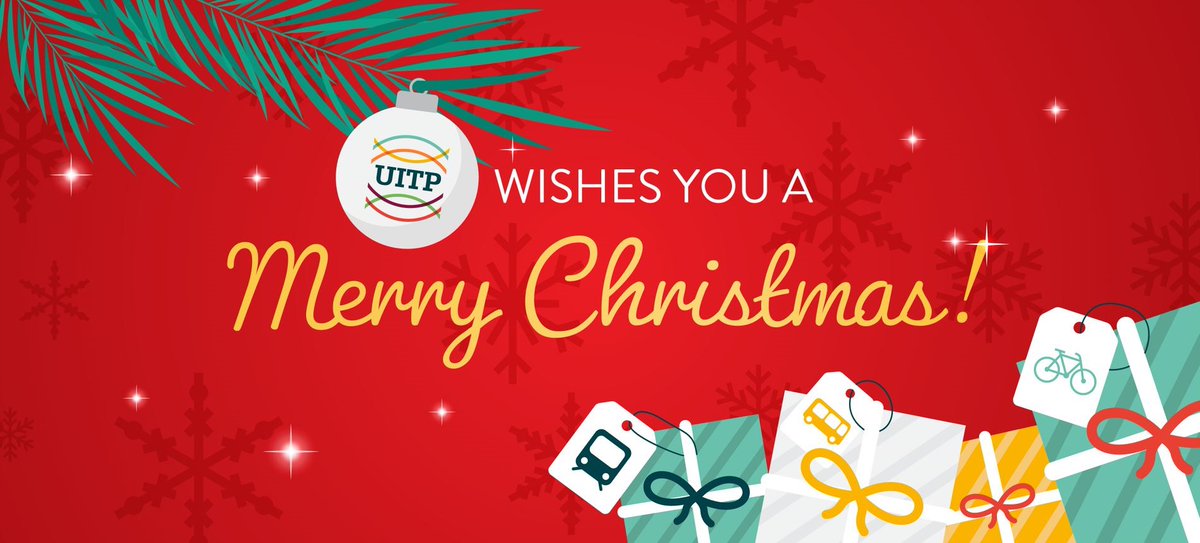 From all of us here at UITP to all that celebrate, we wish you a very Merry Christmas! 🎄 🎅 ☃️ ❄️ 🎁 #MerryChristmas #HappyChristmas