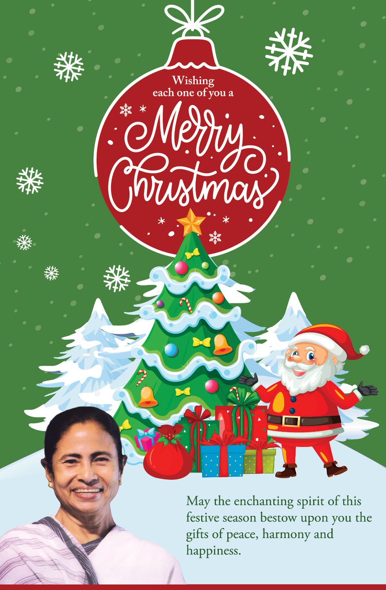 Mamata Banerjee (@MamataOfficial) on Twitter photo 2023-12-25 02:30:00