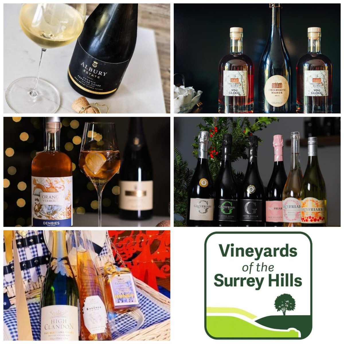 Vineyards of the Surrey Hills (@surreyvineyards) on Twitter photo This weekend is the perfect opportunity to order those last minute Christmas gifts and treats. Orders for delivery close early next week. <a href="/denbiesvineyard/">Denbies Wine Estate</a>, <a href="/Greyfriarsvine/">Greyfriars Vineyard</a> & <a href="/AlburyVineyard/">Albury Vineyard</a> are open to visitors this weekend, too. Check their websites for opening times. 🍇🍾🥂 This weekend is the perfect opportunity to order those last minute Christmas gifts and treats. Orders for delivery close early next week. <a href="/denbiesvineyard/">Denbies Wine Estate</a>, <a href="/Greyfriarsvine/">Greyfriars Vineyard</a> & <a href="/AlburyVineyard/">Albury Vineyard</a> are open to visitors this weekend, too. Check their websites for opening times. 🍇🍾🥂