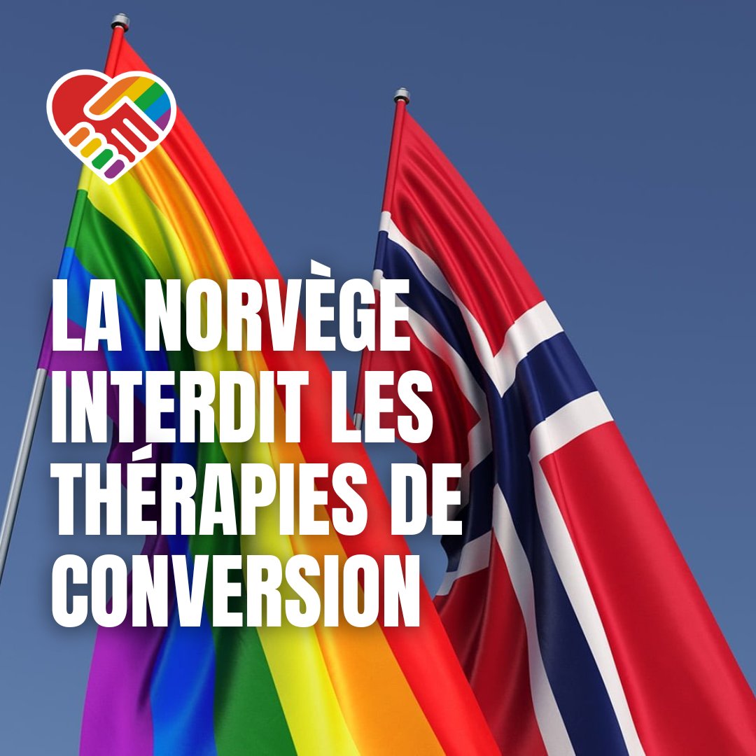 🇳🇴🏳️‍🌈 HES se réjouit de l’interdiction des thérapies de conversion en Norvège ! ➡️ Ces pratiques visant à réprimer l’orientation sexuelle ou l’identité de genre d’une personne doivent être combattues partout.