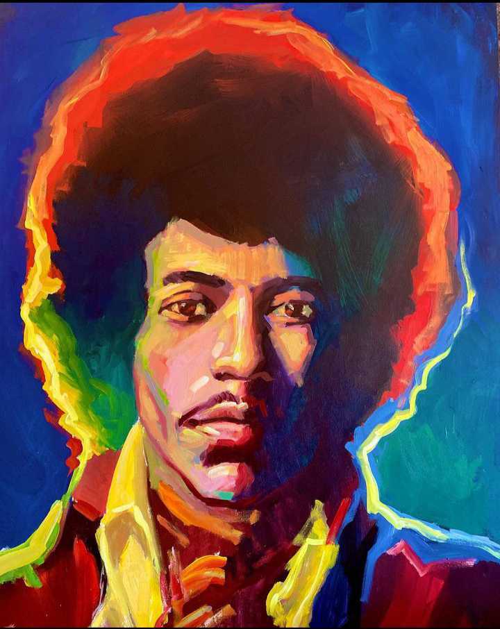 Red #jimmyhendrix #plainairepainting #jimmyhendrixart #celebritiesart #masterartist #acrylicart #musicartist #camarenaart #filmart #cgart #crowdsimulation #musicoroducer #musicart #plainairepainting #musicproduction #recordlabelart #famousartist #comediarte #guitarart