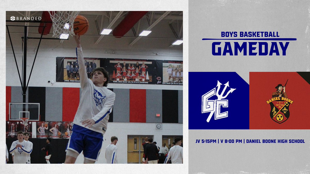 🚨 BLUE DEVIL GAMEDAY 🚨

We have a Friday Night “Super” in Gray on tap, brought to you by Branded.

🆚  Daniel Boone (TN)
⏰  JV Girls - 4:00 PM | JV Boys - 5:15 PM
⏰  V Girls - 6:30 PM | V Boys - 8:00 PM
🏟  Bobby Snyder Gymnasium 
📍  Gray, TN
📺  NFHS
🎙️  <a href="/gcfbprepostgame/">GC Sports Radio</a>