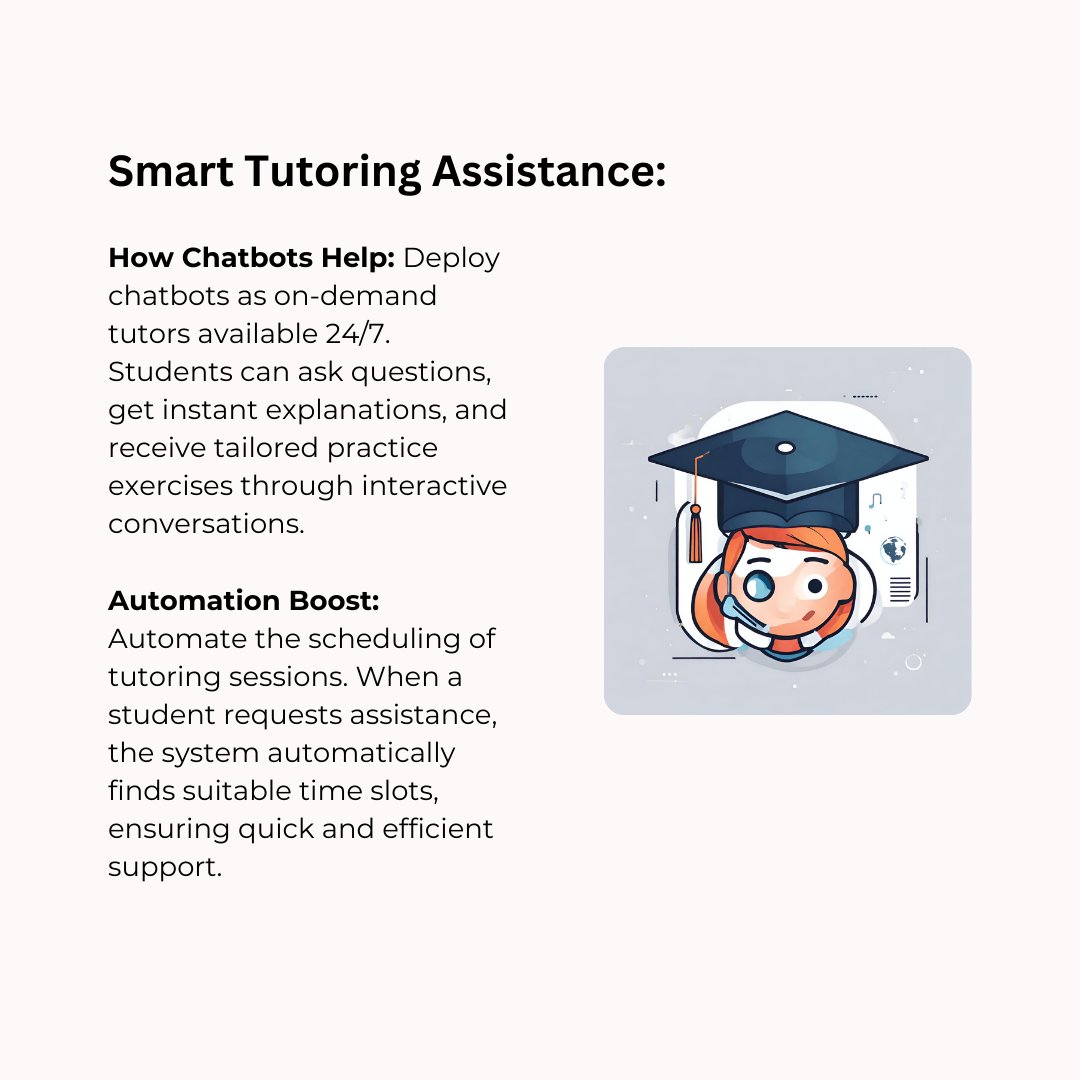 ZenautomateZen's tweet image. AI: The school&apos;s coolest new teacher?
Say goodbye to repetitive tasks and hello to personalized learning!  AI automates grading, creates adaptive pathways, and offers 24/7 support, freeing teachers to focus on what matters: inspiring young minds!
#education #ChatGPT #Google #AI
