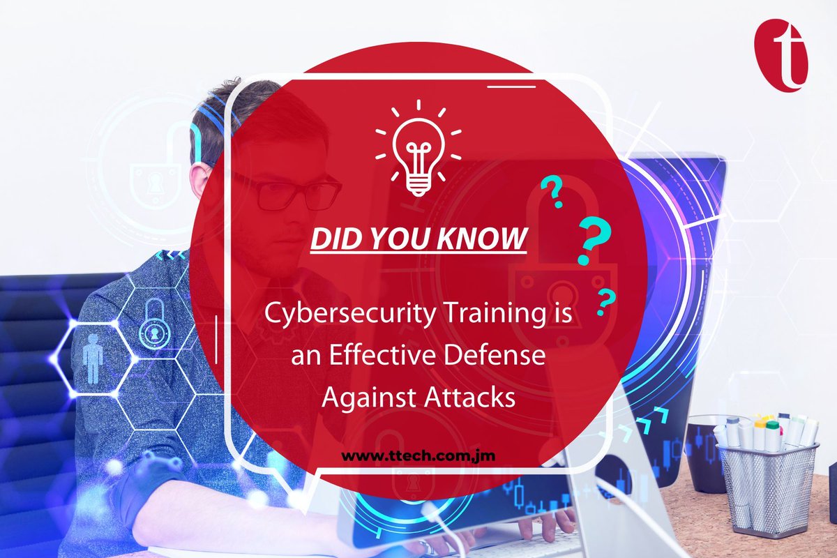 ttechlimited (@ttechlimited) on Twitter photo Considering the role of human error in the frequency of cyber attacks, organizations are responding with cyber security training to help employees spot and avoid phishing and malware attacks.
Contact us at 876-656-8448/656-9599 or sales@ttech.com.jm to tackle cyber-risks Considering the role of human error in the frequency of cyber attacks, organizations are responding with cyber security training to help employees spot and avoid phishing and malware attacks.
Contact us at 876-656-8448/656-9599 or sales@ttech.com.jm to tackle cyber-risks
