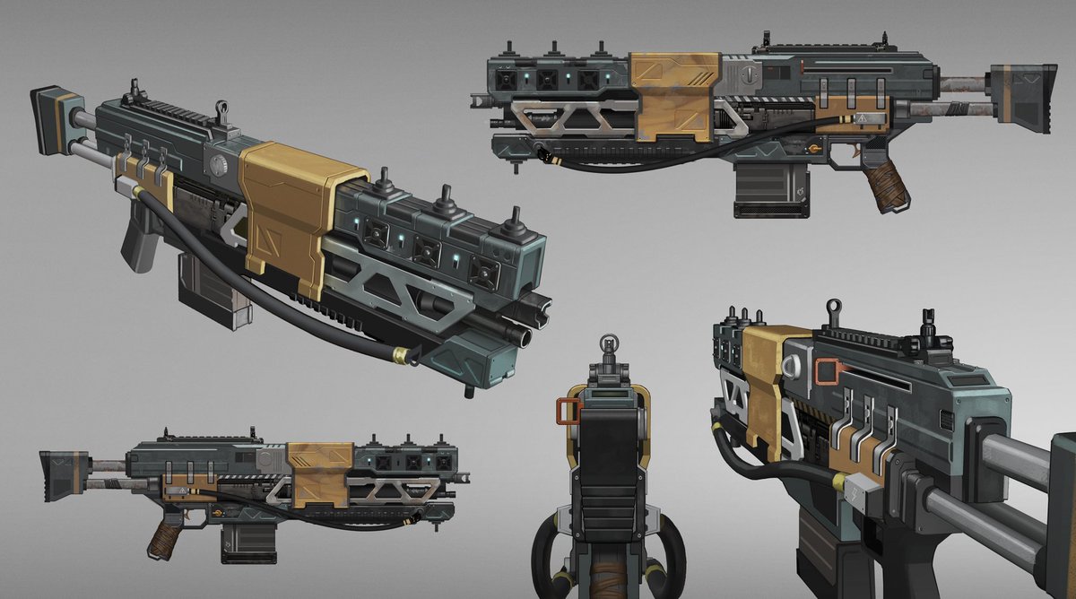 projectquantum_'s tweet image. Designing assets for a #game involves different steps; here you can see different #designs of an #AR (Assault Rifle) from initial concepts to the #3D model.

Don&apos;t forget that everything in Project Quantum are customizable😎

#conceptart #gaming #crypto #btc #eth #BSC #bnb #dev
