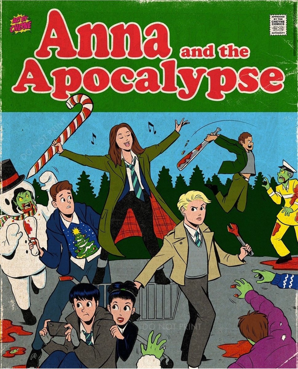 Check out this incredible ANNA AND THE APOCALYPSE art from <a href="/artbycheyne/">Art By Cheyne</a>, inspired by Archie Comics! 🎄🧟‍♀️

#Annaandtheapocalypse #holidayhorror