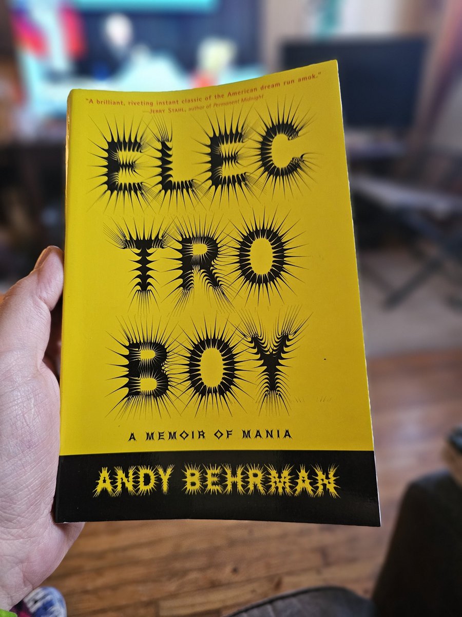 Got my copy of #Electroboy today. I honestly cant thank @electroboyusa enough. A kind gesture goes a long way with me. Thank you. I look forward to reading it.