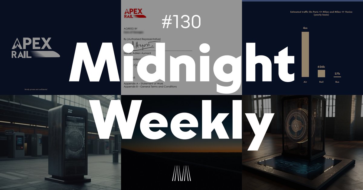 MidnightRails's tweet image. Chaque vendredi à minuit pile, nous vous écrivons pour vous faire voyager🌙🛤️🌌

Au programme, cette semaine : Midnight Trains fait la tournée des ROSCO européennes et on se penche sur la nature de la téléportation🌀.

Pour rejoindre ce voyage 👉 midnight-trains.com/newsletter📬