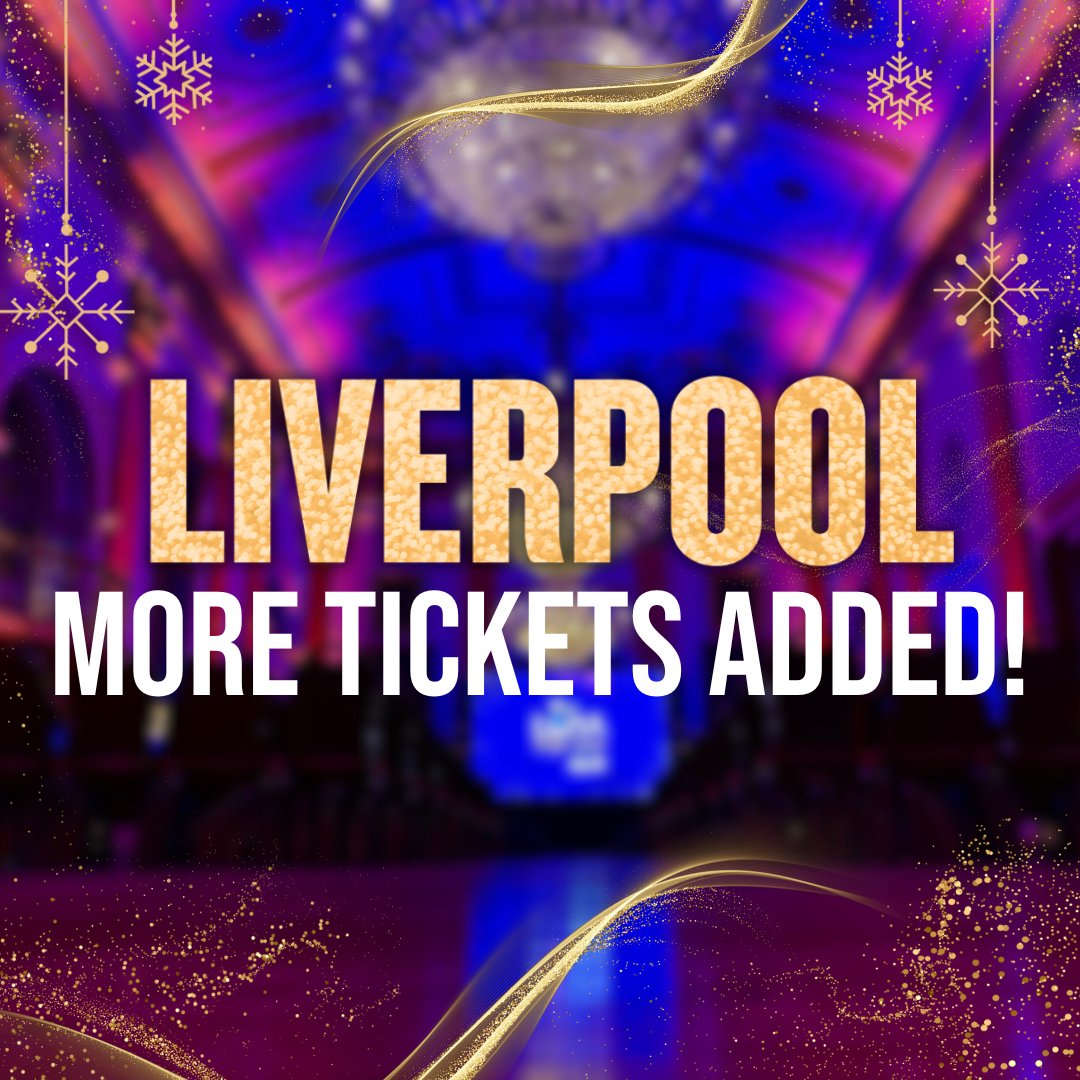 Exciting News, Liverpool! In response to overwhelming demand, we've expanded ticket availability! 🤩✨

With a venue this stunning, don't miss out! 😍 Our screenings sold out first time around! Grab your tickets now to guarantee your spot before they vanish! 🎟️ 🏃‍♂️

Link in bio 🔗