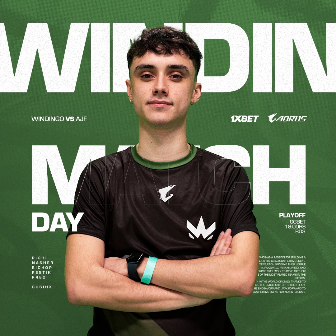 📆Hoy juega la W
⚜️PlayOff
🏆#GGBET
⏰ 18:00 hs 🇦🇷🇺🇾🇧🇷
🖥️ twitch.tv/forg1