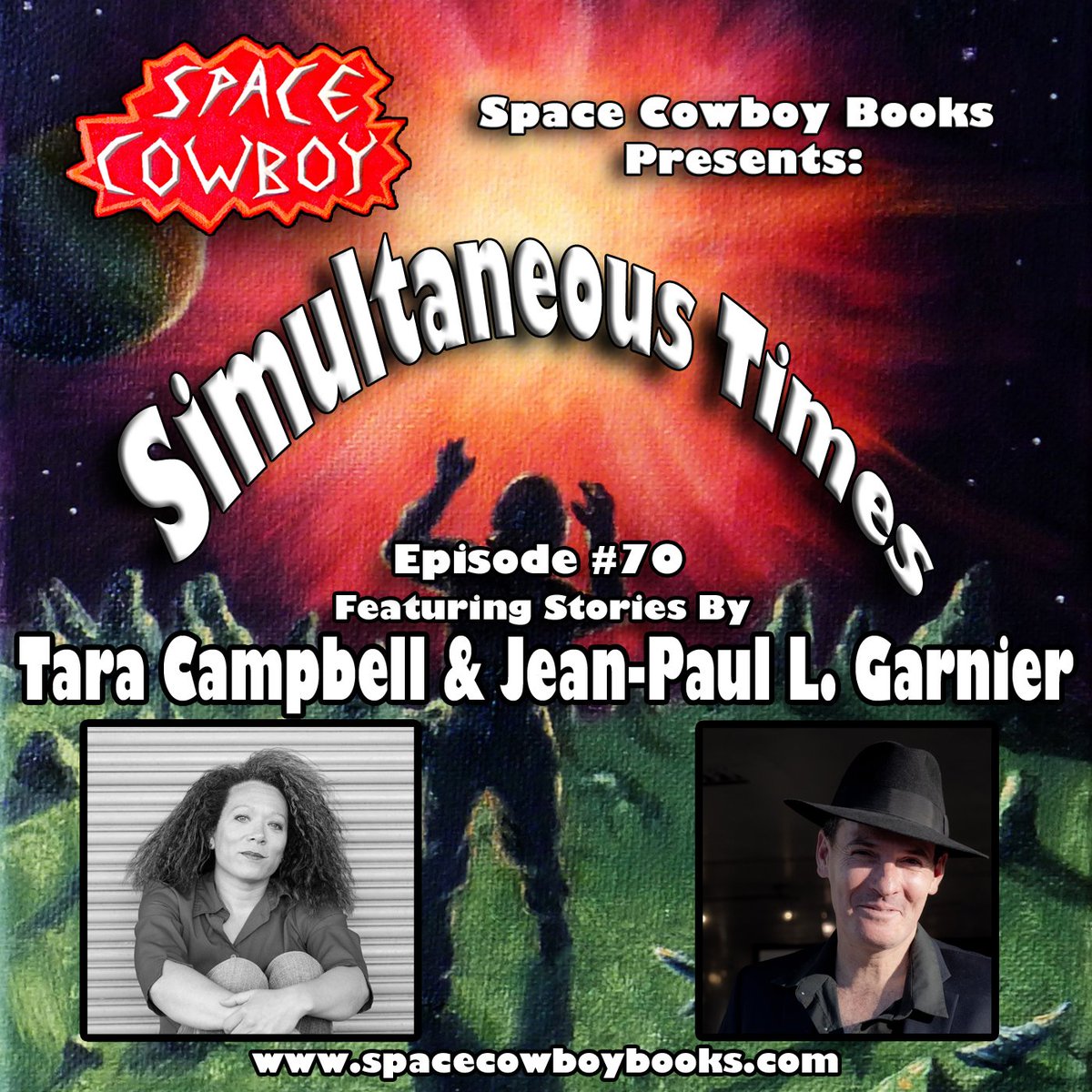Simultaneous Times Ep.70 is live! Featuring stories by Tara Campbell & Jean-Paul L. Garnier with music by Phog Masheeen & Fall Precauxions. Find it on your favorite podcast players or at podomatic.com/podcasts/space…