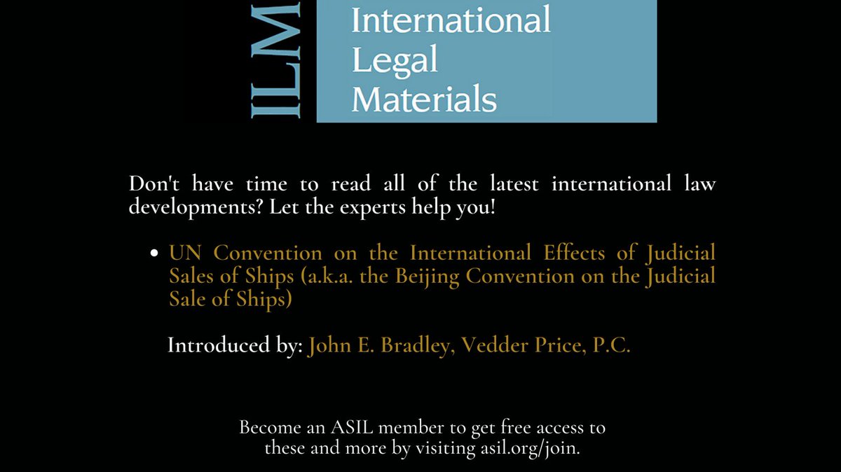 New #ILM content! asil.org/ilm