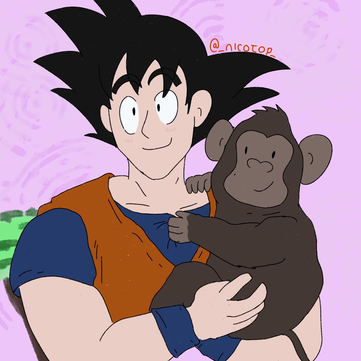 _nicotop_'s tweet photo. Redesenhando uns frames que eu vi de Dragon Ball por aí https://t.co/WQ2fk6iWAk