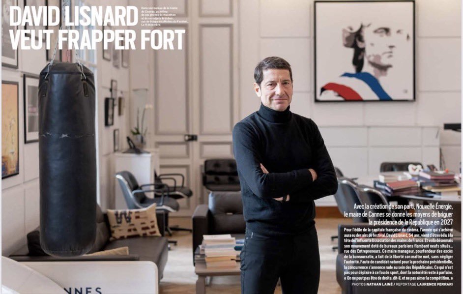 PascalBillat's tweet photo. Au fil des 8 pages que @LaurenceFerrari consacre à @davidlisnard dans la dernière édition de @ParisMatch, c'est @fxbellamy qui, citant Henri Bergson, décrit le mieux la méthode #Lisnard : "il agit en homme de pensée et pense en homme d'action." 🇫🇷🚀 #DavidLisnard @Nouv_Energie24 https://t.co/iZuYwHHfUv