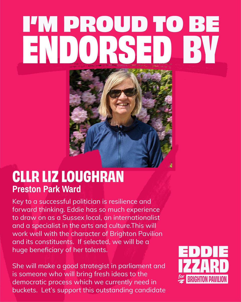 Thanks, Liz. I will fight to keep our schools open and safe, increase SEN funding and provision, give young people the skills they need to embrace the good, green jobs of the future here in #Brighton. You can rely on me.