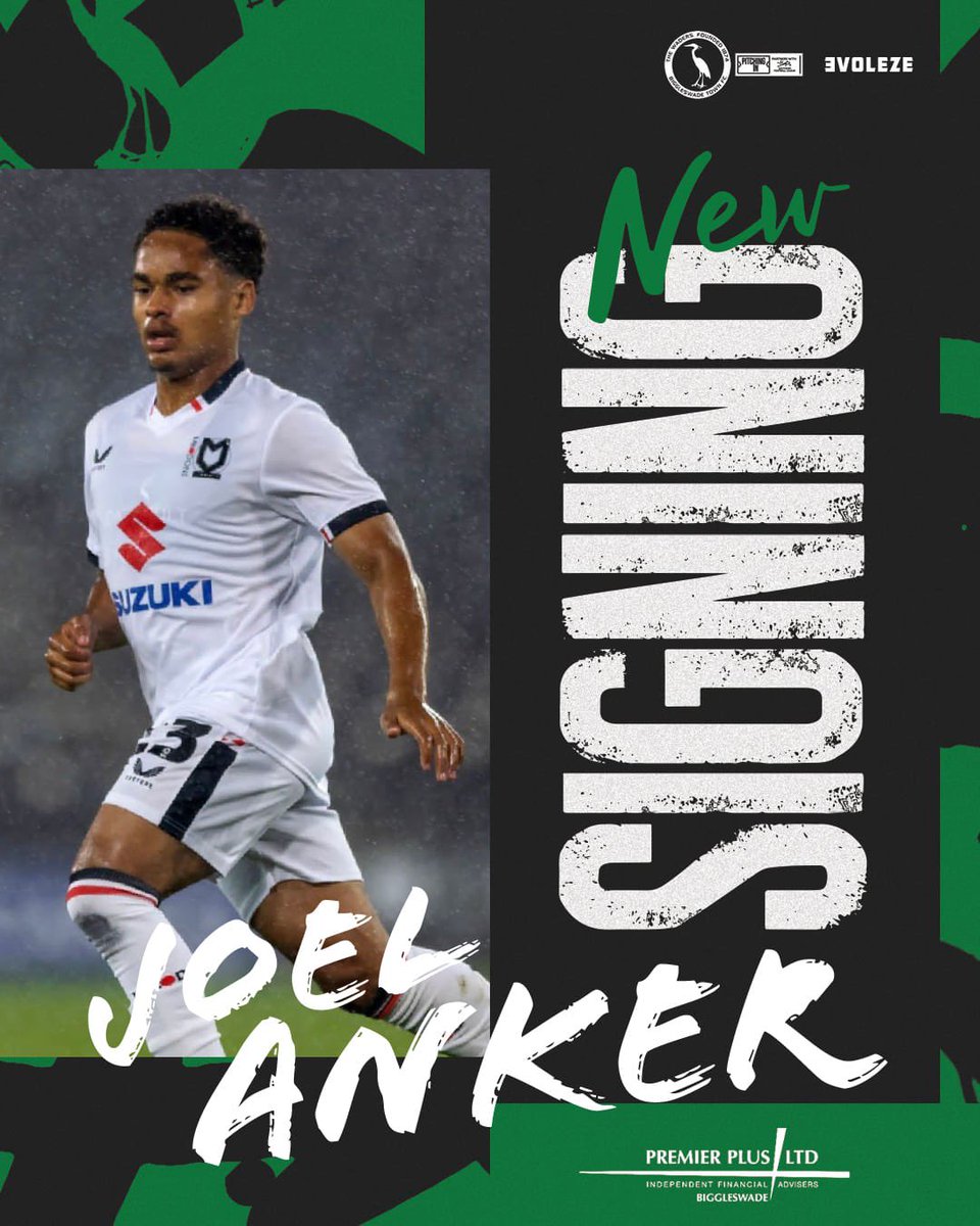 𝗝𝗼𝗲𝗹 𝗔𝗻𝗸𝗲𝗿 𝗔𝗿𝗿𝗶𝘃𝗲𝘀 💚 We are delighted to announce the loan signing of Joel Anker from @MKDonsFC Joel signed his professional deal and has played & been part of the Dons 1st team several times 💫 A long term loan target for the management, we finally get him ⚽️