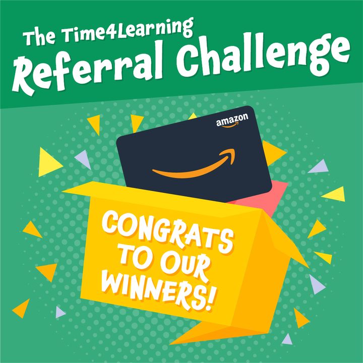 Time4Learning's tweet image. 🌟Congrats #Time4Learning Referral Challenge Winners!🌟
🎉$200 Amazon Gift Card: Nina Baldwin 
🎉$150 Amazon Gift Card: Ayla Ellis
🎉$100 Amazon Gift Card: Tiffany Laster 
Every completed referral also earned all participants $25! 🤩📱💻 #T4LReferralChallenge #MemberExclusive