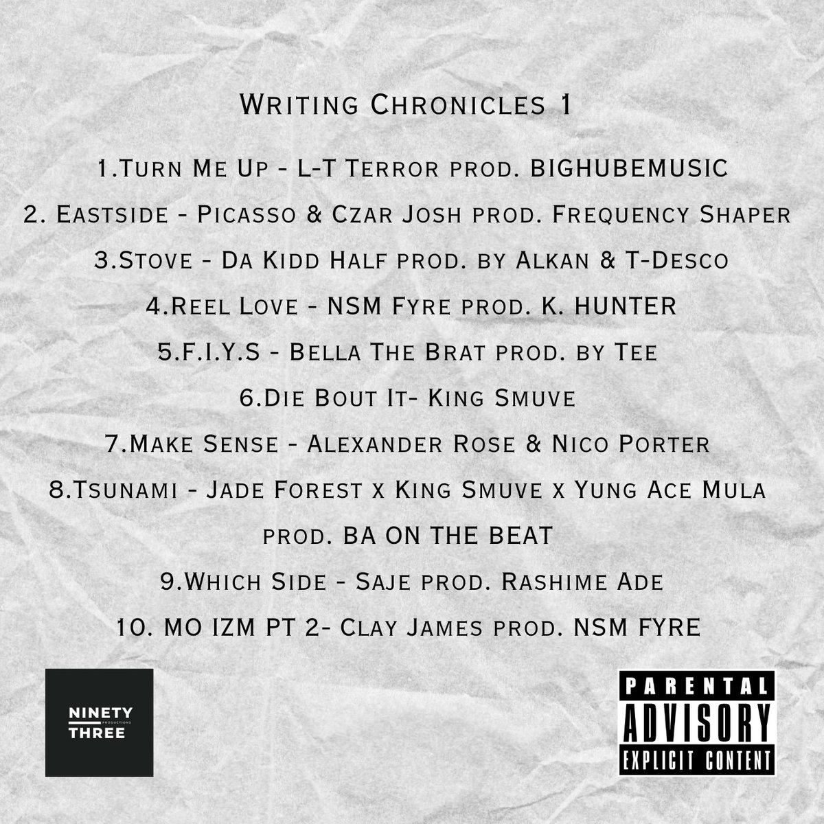 nancithegreat's tweet image. Writing Chronicles 1 is out now! Thank you to all of the artist and producers that were apart of it! Go stream now on all platforms !  
#writingchronicles1
#ntgengineering 
#ninetythreecp 

distrokid.com/hyperfollow/na…
