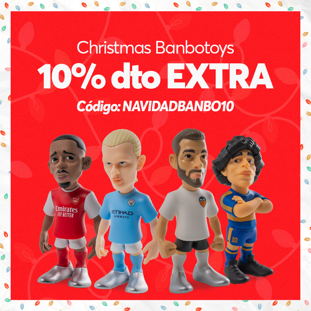 ¡Aprovecha la promoción de Navidad!
10% de descuento extra, solo por tiempo limitado. 😉
banbotoys.com
#Banbotoys #Navidad #regalosnavidad #futbol