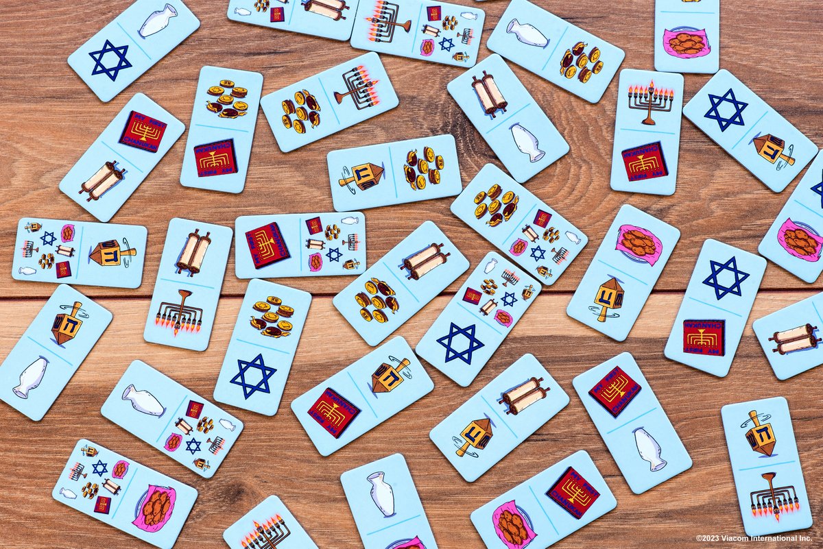 Menorahs, gelt, latkes, and more! There are so many classic symbols of Chanukah on each of the tiles in this game. Which symbol most reminds you of the Meanie of Chanukah? 🕎: a.co/d/2J3XfgT #Chanukah #Rugrats #HolidayGame #Funko #FunkoGames #RugratsChanukah @Rugrats