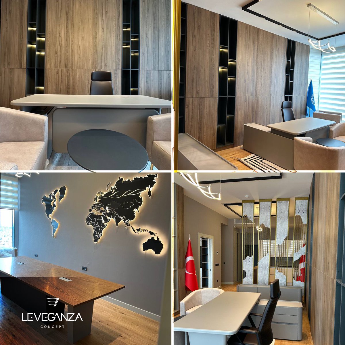 من تصميم وتنفيذ شركة ليڤجانزا للديكور والهندسة الداخلية⚜️ 📍Istanbul, Sinpaş Office Project Project Year : 2023 • 𝐋𝐄𝐕𝐄𝐆𝐀𝐍𝐙𝐀.. you Dream and we Design ⚜️ • #Leveganza #concept #interiordesign #decor #design #interior #villa #luxury #istanbul