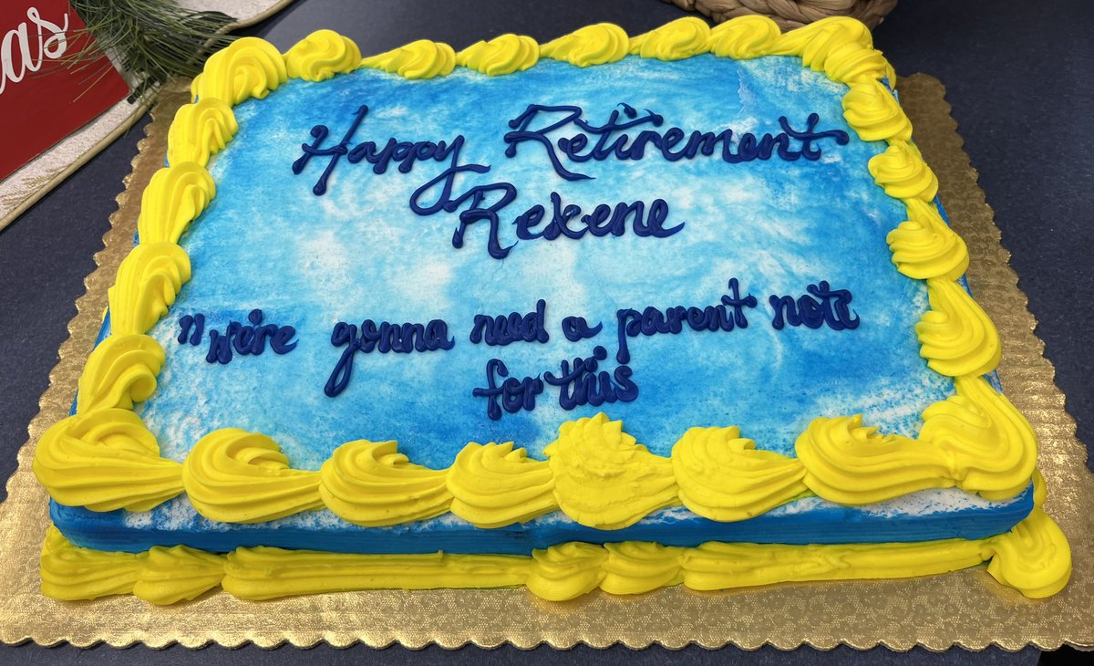 After 32 years of valuable service to 
G-P, Miss Rexene is retiring! Her commitment to detail with attendance and caring for our students is impeccable. We all love you and we’re going to miss you! #mountaintough