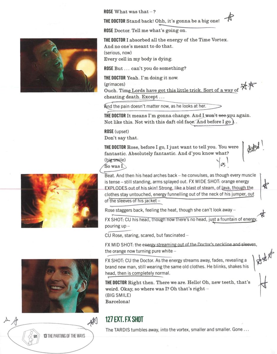 trinitymells's tweet image. anyway here’s the original script for nine’s regeneration 🌟💓