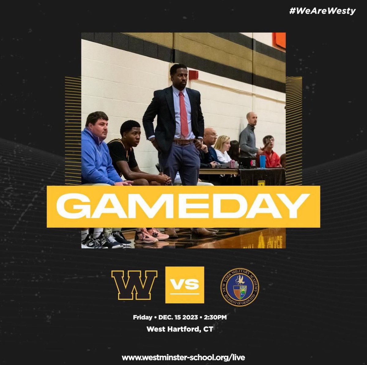 We kickoff the KIT Tournament against NYMA today at 2:30PM‼️