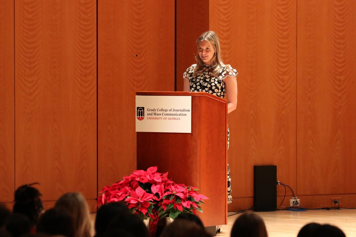 We had such a wonderful time celebrating our Fall 2023 graduates at Convocation yesterday! For links to full albums containing photos of before, during and after Convocation, as well as a video of the ceremony: grady.uga.edu/news/fall-2023…