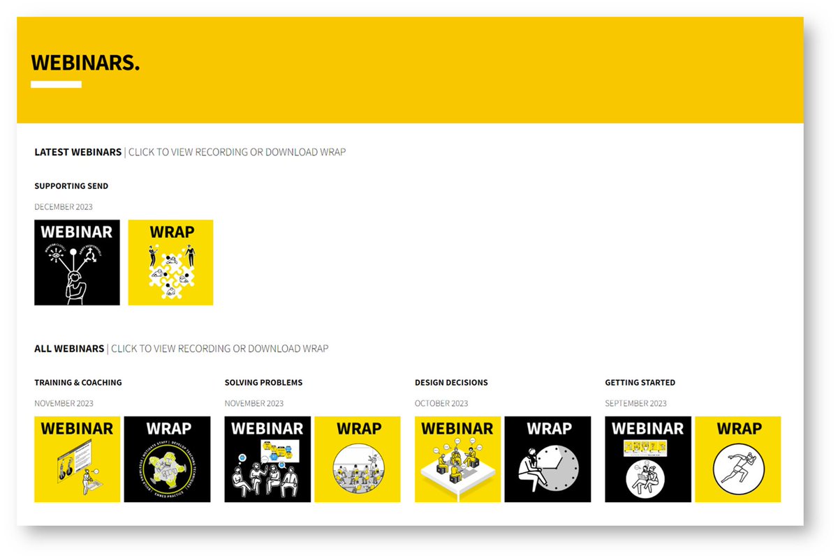 Thanks to everyone who attended our webinar this week - Supporting SEND with <a href="/WALKTHRUs_5/">Walkthrus</a> 🤩 

The full session recording and one-page wrap are now available to download in the Members' Area at walkthrus.co.uk ⬇️