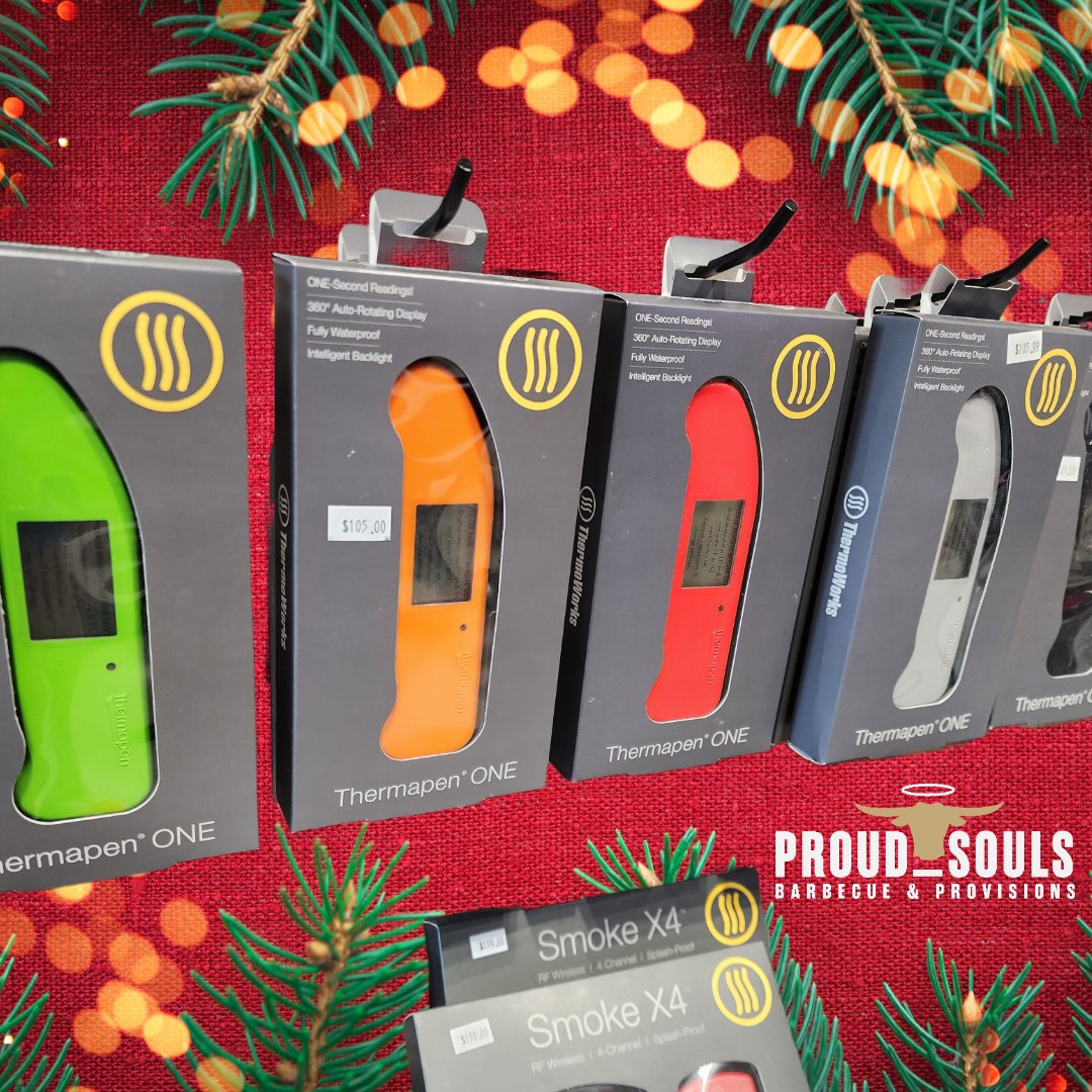 One of the best Christmas gifts for the Pitmaster in your family is the best temperature gauge on the market!  Check out all the colors and options with @ThermoWorksInc products!  

#proudsoulsbbqkc #teamproudsouls #proudsoulsbbqandprovisions #kingdomofQ #kansascity #thermoworks