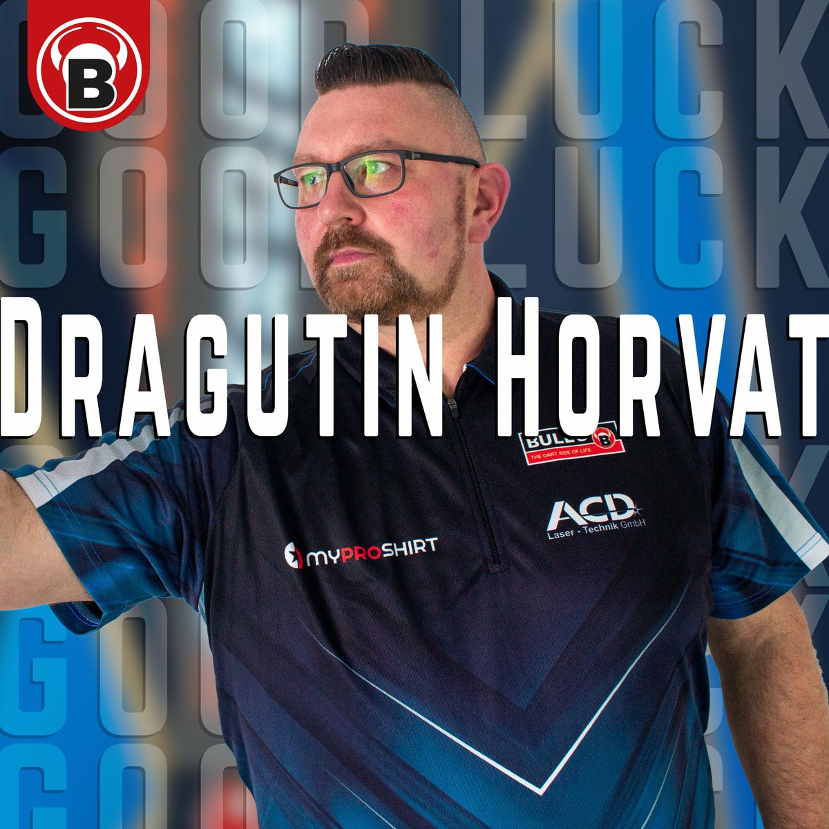 Dragutin Horvat has clinched his spot in the Darts World Championship once again, this time by emerging victorious in the Super League! 🏆🎯 For your opening match against your #bullsteam member Mike de Decker, we wish you both an unforgettable match. Rock the stage🤘 💥