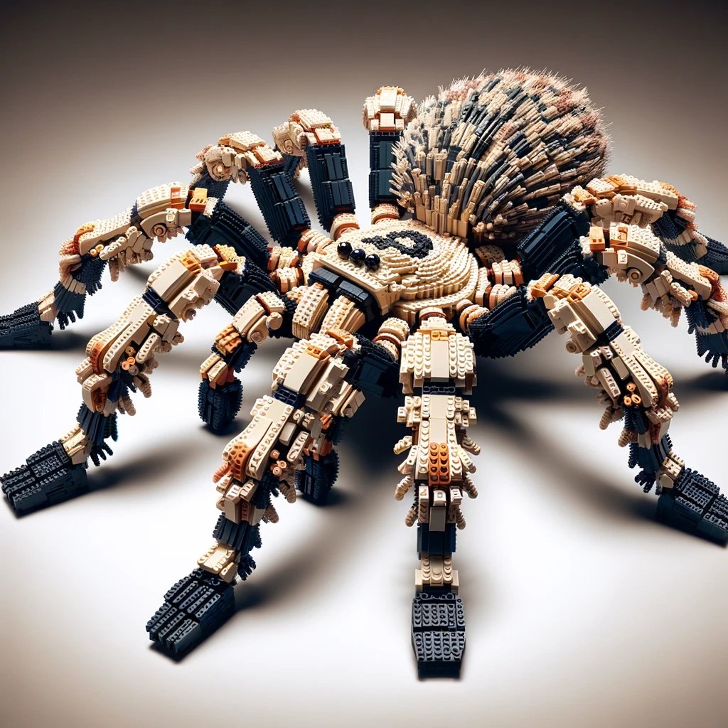 aisweetlife's tweet photo. In a symphony of clicks and connections, imagination weaves its web. Piece by piece, a creature emerges, defying the confines of a single shape.

#LegoArt #CreativeBuilds #ImaginationUnleashed #BuildingBlocksOfLife https://t.co/nPO8Jz61xf