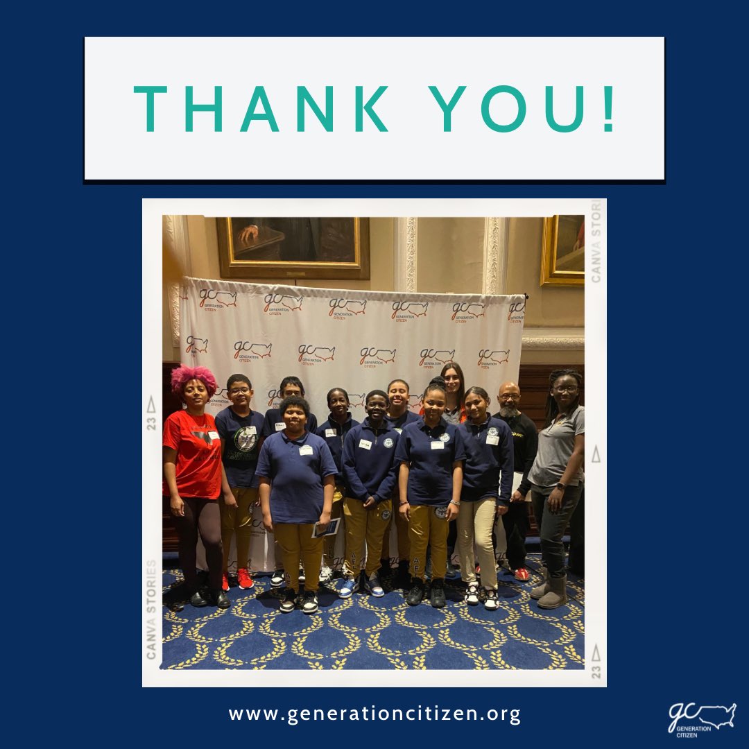 Generation Citizen (@gencitizen) on Twitter photo We are so happy to have both student and teacher representatives from Urban Assembly Academy for Future Leaders joining us as Community Advisors for #NYCivicsDay today!
Special thank you to the West Harlem Development Corporation (<a href="/WestHarlemDC/">West Harlem Development Corporation</a>) for bridging the connection! We are so happy to have both student and teacher representatives from Urban Assembly Academy for Future Leaders joining us as Community Advisors for #NYCivicsDay today!
Special thank you to the West Harlem Development Corporation (<a href="/WestHarlemDC/">West Harlem Development Corporation</a>) for bridging the connection!