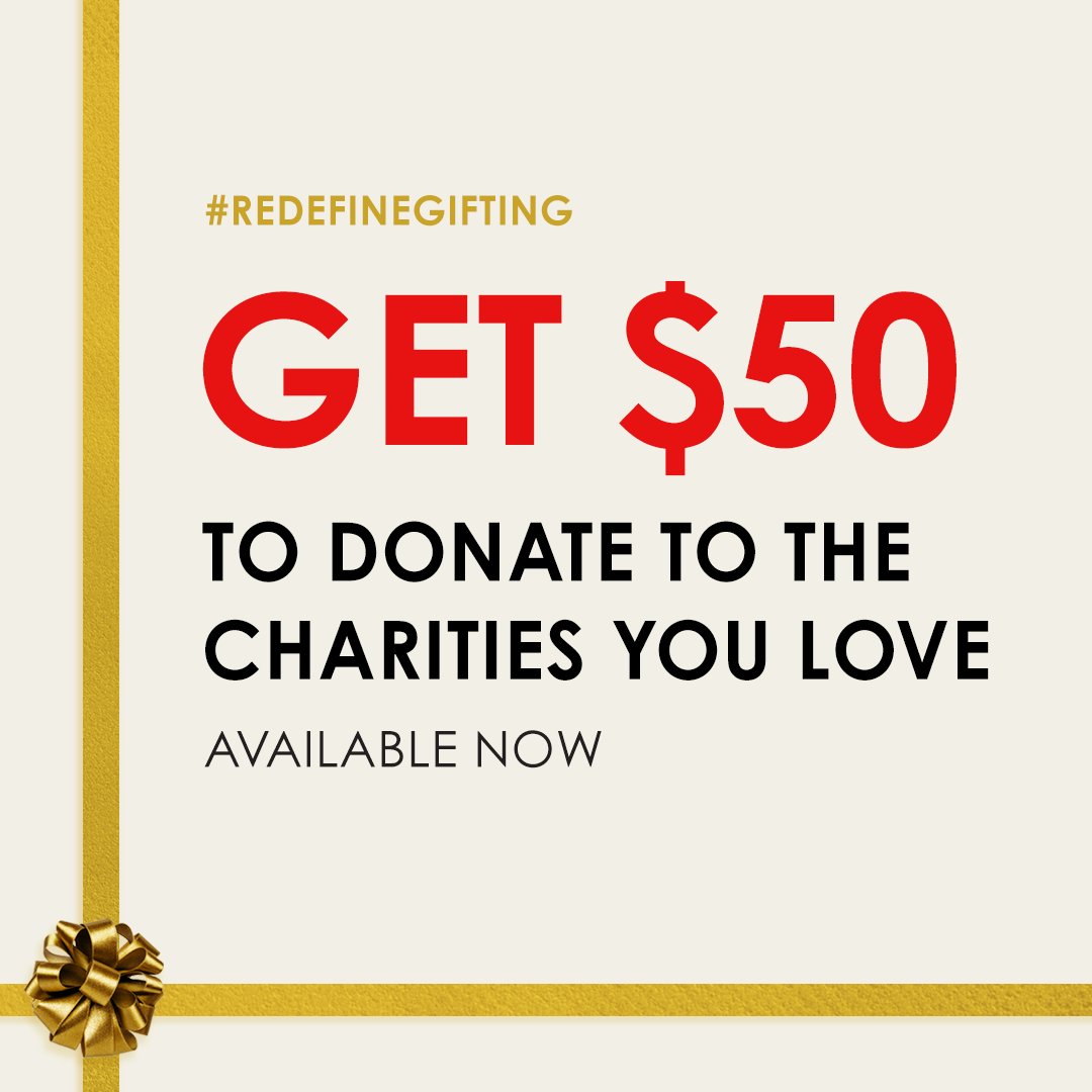 I'm excited to share with you the opportunity to #redefinegifting this holiday season. With my friend @RayDalio and other generous contributors, we're offering $50 Charity Gift Cards to the first 20,000 people to sign up. Share the gift of giving to those in need with your loved…